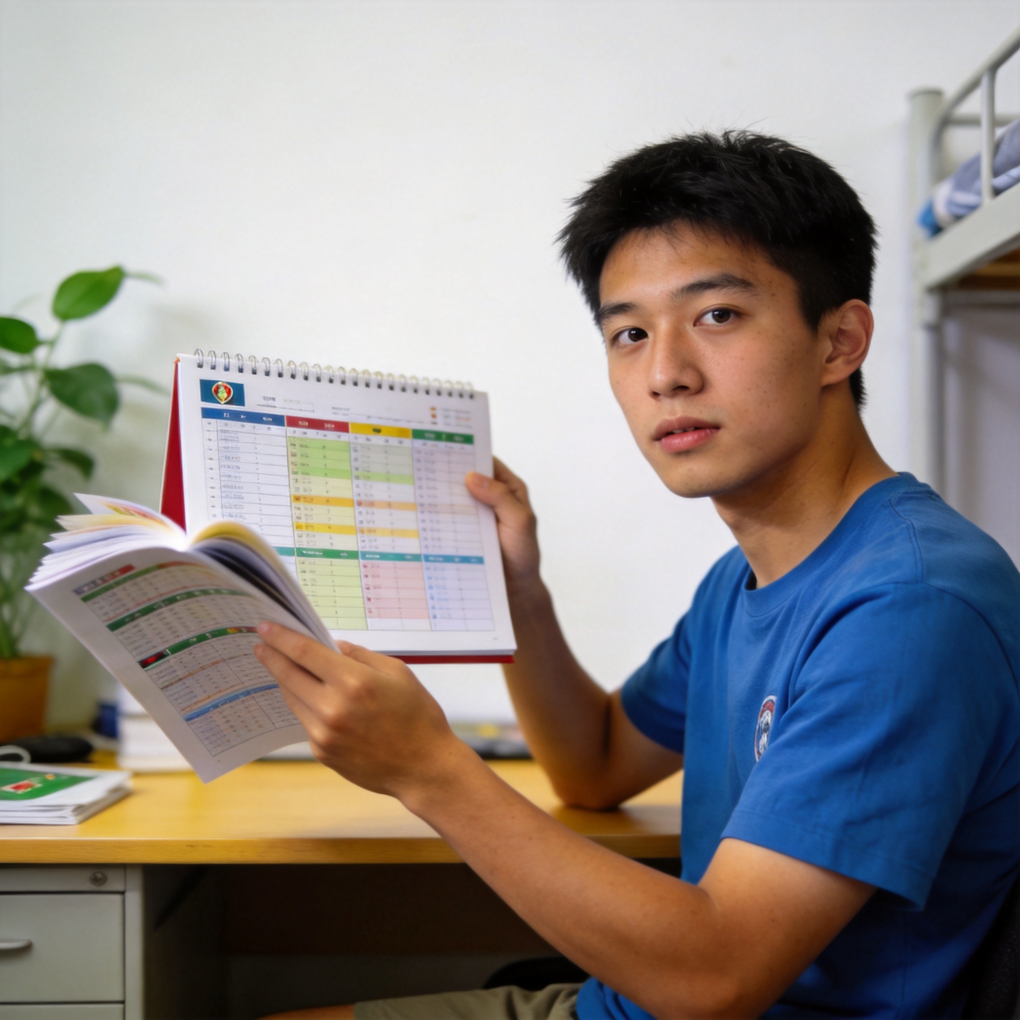 大学生球迷小陈使用8688体育赛程日历
